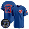marshops Chicago Cubs #23 Ryne Sandberg Royal  'Ryne Sandberg Tribute' Vapor Limited V2 Stitched Jersey