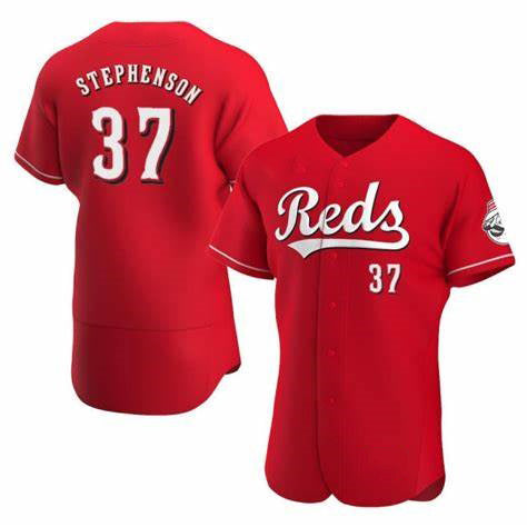 marshops  Cincinnati Reds #37 Tyler Stephenson Red  Stitched Flex Base Jersey