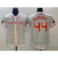 marshops Houston Astros #44 Yordan Alvarez Number White  2023 City Connect Flex Base Stitched Jersey