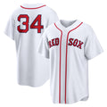 marshops Boston Red Sox #34 David Ortiz White  Home Replica Jersey