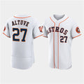 marshops Houston Astros #27 Jose Altuve White  60th Anniversary Flex Base Stitched Jersey