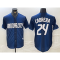 marshops Detroit Tigers #24 Miguel Cabrera Navy  2024 City Connect Cool Base Limited Stitched Jersey