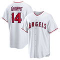 marshops Los Angeles Angels #14 Logan O'Hoppe White  Home Replica Jersey
