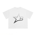 Marshops Foreign Trade Wholesale Billi0N Hip-Hop High Street Fashion Brand Cartoon Pattern Graffiti Drop Shoulder Sleeve Couple Short-Sleeve T-Shirt