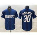 marshops Detroit Tigers #30 Kerry Carpenter 2024 Navy  City Connect Cool Base Limited Stitched Jersey