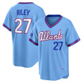 marshops Atlanta Braves #27 Austin Riley Powder Blue  2026 City Connect Stadium Jersey