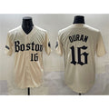 marshops Boston Red Sox #16 Jarren Duran Cream  Gothic Vapor Limited Stitched Jersey