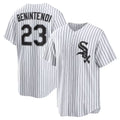 marshops  Chicago White Sox #23 Andrew Benintendi White-Black  Home Official Player Jersey