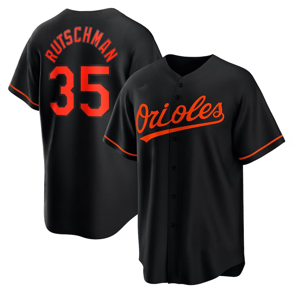 marshops Baltimore Orioles #35 Adley Rutschman Black  Alternate Replica Player Jersey