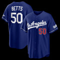 marshops Los Angeles Dodgers #50 Mookie Betts Royal  Alternate Stadium Jersey