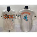 marshops Chicago Cubs #4 Pete Crow-Armstrong Cream  'Graffiti North Side Edition' Vapor Premier Limited Stitched Jersey