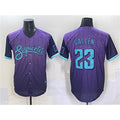 marshops Arizona Diamondbacks #23 Zac Gallen Purple  2025 City Connect Limited Stitched Jersey