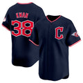 marshops Cleveland Guardians #38 Steven Kwan Navy  2025 Alternate Limited Stitched Jersey