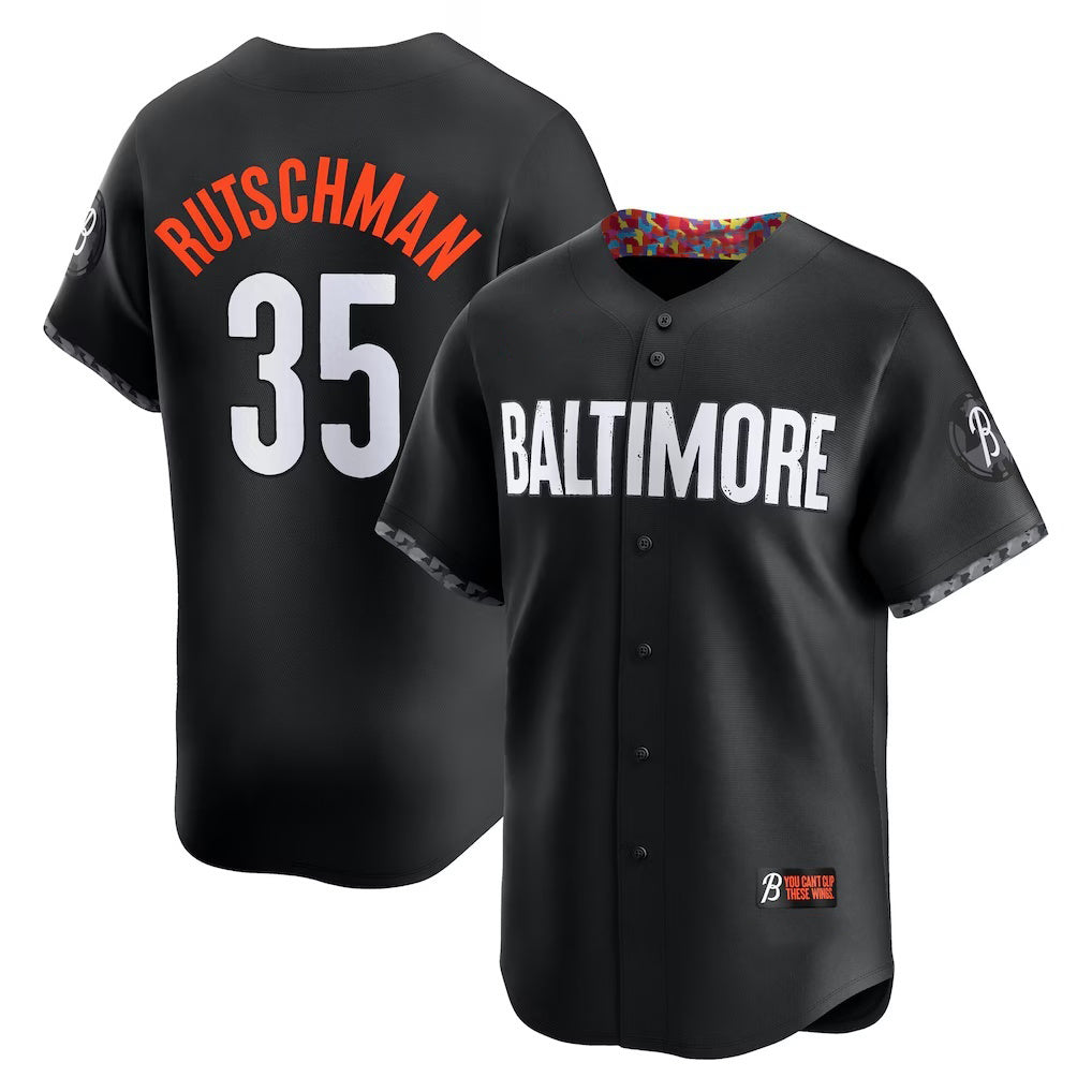 marshops Baltimore Orioles #35 Adley Rutschman Black  City Connect Limited Player Jersey