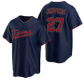 marshops Minnesota Twins #27 Ryan Jeffers Navy  Cool Base Stitched Jersey