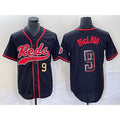 marshops  Cincinnati Reds #9 Matt McLain Number Black  2023 City Connect Cool Base Stitched Jersey 2
