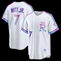 marshops Kansas City Royals #7 Bobby Witt Jr. White  2026 City Connect Stadium Jersey