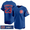 marshops Chicago Cubs #23 Ryne Sandberg Royal  'Ryne Sandberg Tribute' Vapor Limited V3 Stitched Jersey