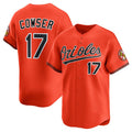 marshops Baltimore Orioles #17 Colton Cowser Orange  2025 2nd Alternate Limited Stitched Jersey