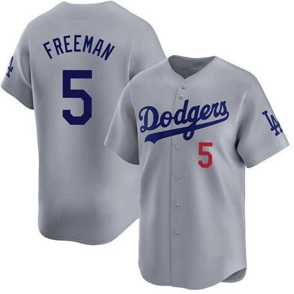 marshops Los Angeles Dodgers #5 Freddie Freeman Gray  2025 Limited Stitched Jersey