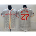 marshops Houston Astros #27 Jose Altuve Number White  2023 City Connect Flex Base Stitched Jersey 3