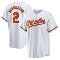 marshops Baltimore Orioles #2 Gunnar Henderson White  Home Replica Player Jersey