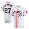 marshops Houston Astros #27 Jose Altuve White  Home Limited Player Jersey