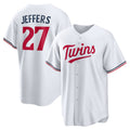 marshops Minnesota Twins #27 Ryan Jeffers White  Home Replica Player Jersey