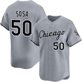 marshops  Chicago White Sox #50 Lenyn Sosa Gray  2025 Limited Stitched Jersey