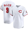 marshops  Cincinnati Reds #9 Matt McLain White  2025 Home Limited Stitched Jersey