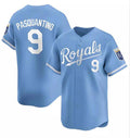 marshops Kansas City Royals #9 Vinnie Pasquantino Light Blue  Alternate Limited Stitched Jersey