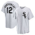 marshops  Chicago White Sox #12 Colson Montgomery White  Home Replica Jersey