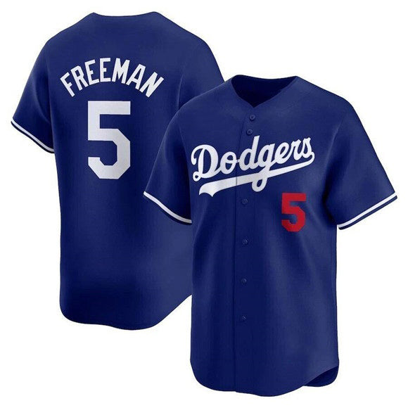 marshops Los Angeles Dodgers #5 Freddie Freeman Royal  Limited Stitched Jersey 2