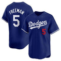 marshops Los Angeles Dodgers #5 Freddie Freeman Royal  Limited Stitched Jersey 2