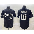 marshops Boston Red Sox #16 Jarren Duran Black  Gothic Vapor Limited Stitched Jersey
