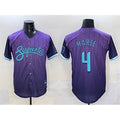 marshops Arizona Diamondbacks #4 Ketel Marte Purple  2025 City Connect Limited Stitched Jersey