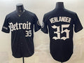 marshops Detroit Tigers #35 Justin Verlander 2026 Black  'Motor Gothic Edition' Vapor Premier Limited Stitched Jersey