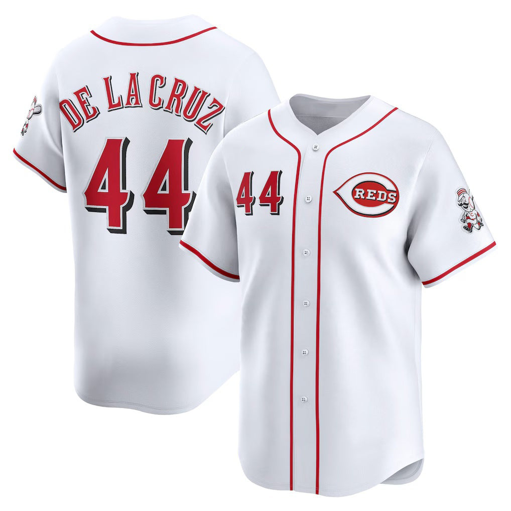 marshops  Cincinnati Reds #44 Elly De La Cruz White  Home Limited Player Jersey