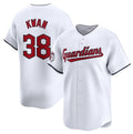 marshops Cleveland Guardians #38 Steven Kwan White  Home Limited Stitched Jersey1