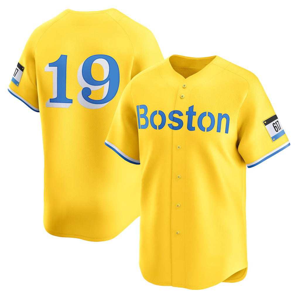 marshops Boston Red Sox #19 Roman Anthony Gold  City Connect Limited Jersey