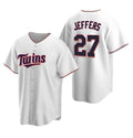 marshops Minnesota Twins #27 Ryan Jeffers White  Cool Base Stitched Jersey