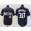 marshops Detroit Tigers #30 Kerry Carpenter Black  'Motor Gothic Edition' Vapor Premier Limited Stitched Jersey