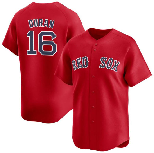marshops Boston Red Sox #16 Jarren Duran Red  2024 Alternate Limited Stitched Jersey