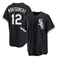 marshops  Chicago White Sox #12 Colson Montgomery Black  Cool Base Stitched Jersey
