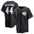 marshops  Cincinnati Reds #44 Elly De La Cruz Black  Lights Out Limited Stitched Jersey