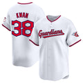 marshops Cleveland Guardians #38 Steven Kwan White  Home Limited Stitched Jersey