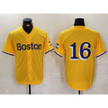 marshops Boston Red Sox #16 Jarren Duran Gold  City Connect Stitched Jersey