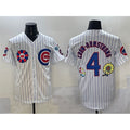 marshops Chicago Cubs #4 Pete Crow-Armstrong White  2025 Tokyo Series Limited Stitched Jersey