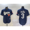 marshops Houston Astros #3 Jeremy Pena Black  Cactus Jack Vapor Premier Stitched Jersey