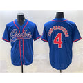 marshops Chicago Cubs #4 Pete Crow-Armstrong Royal  Cool Base Stitched Jersey